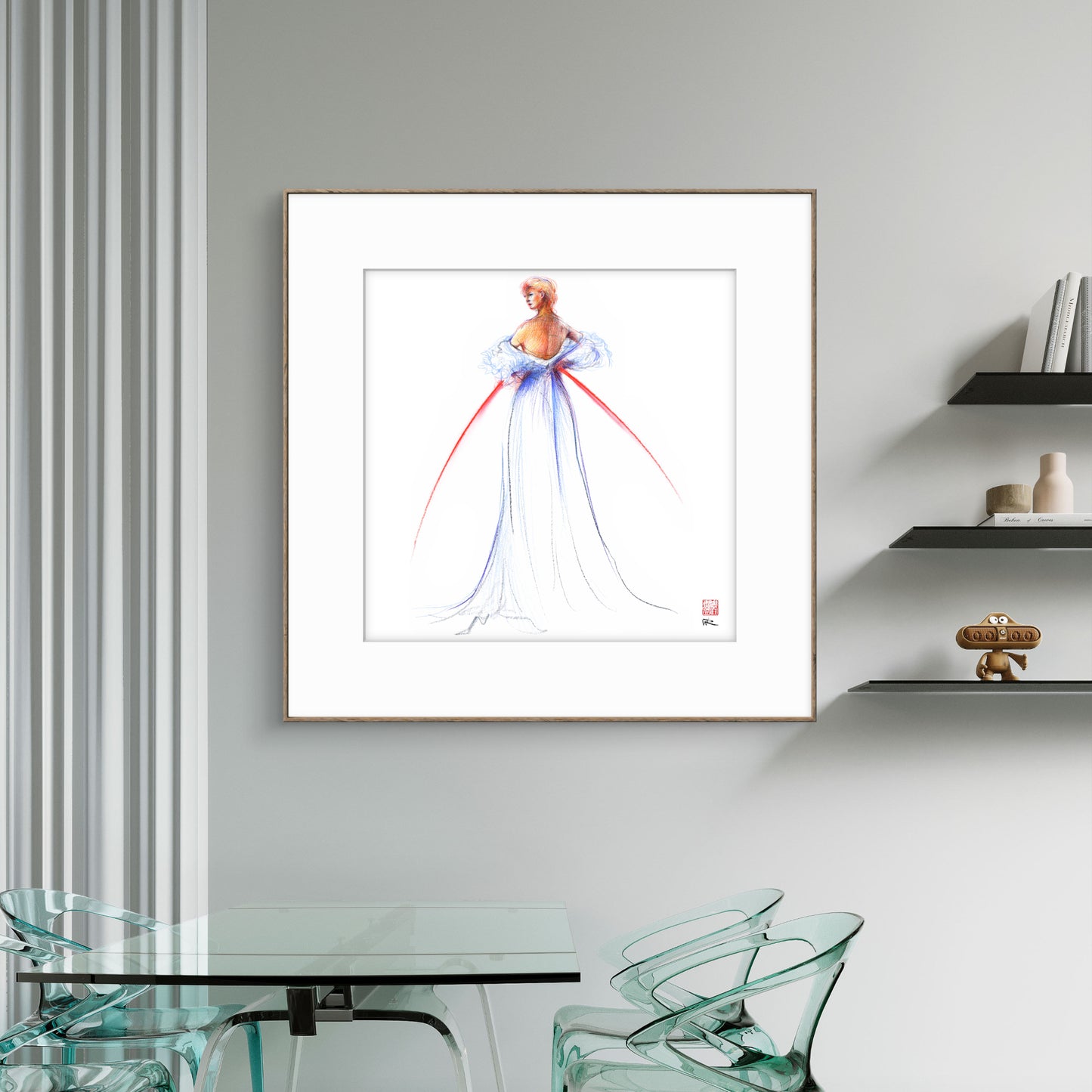 Thomas Jackson couture fashion - Print on fine art paper
