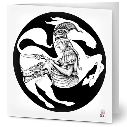 Trojan horse - Myths pack of 10 Greeting Cards