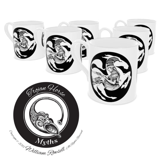 Trojan horse - Bone china mug 6 pack