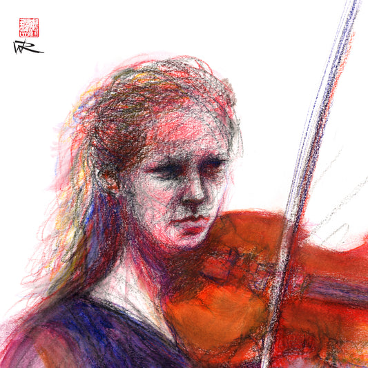 Lost in playing - Canvas print