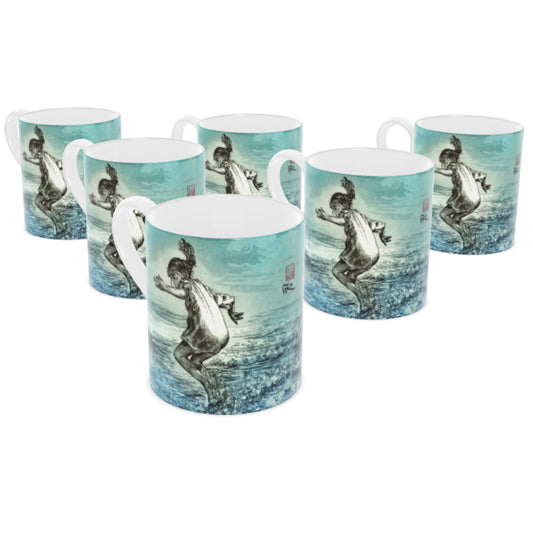 Wavejumper edition 1 - Bone china mug 6 pack