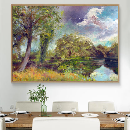 Wotton lake summer 25 - Canvas art print