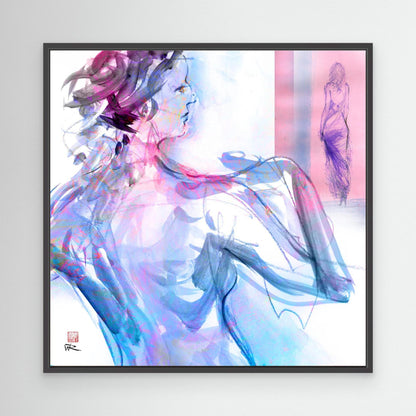 Allium figure 2 - Canvas print