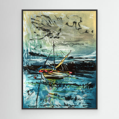 Awaiting the tide edition 2 - Canvas print
