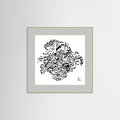 Atlas - paper print
