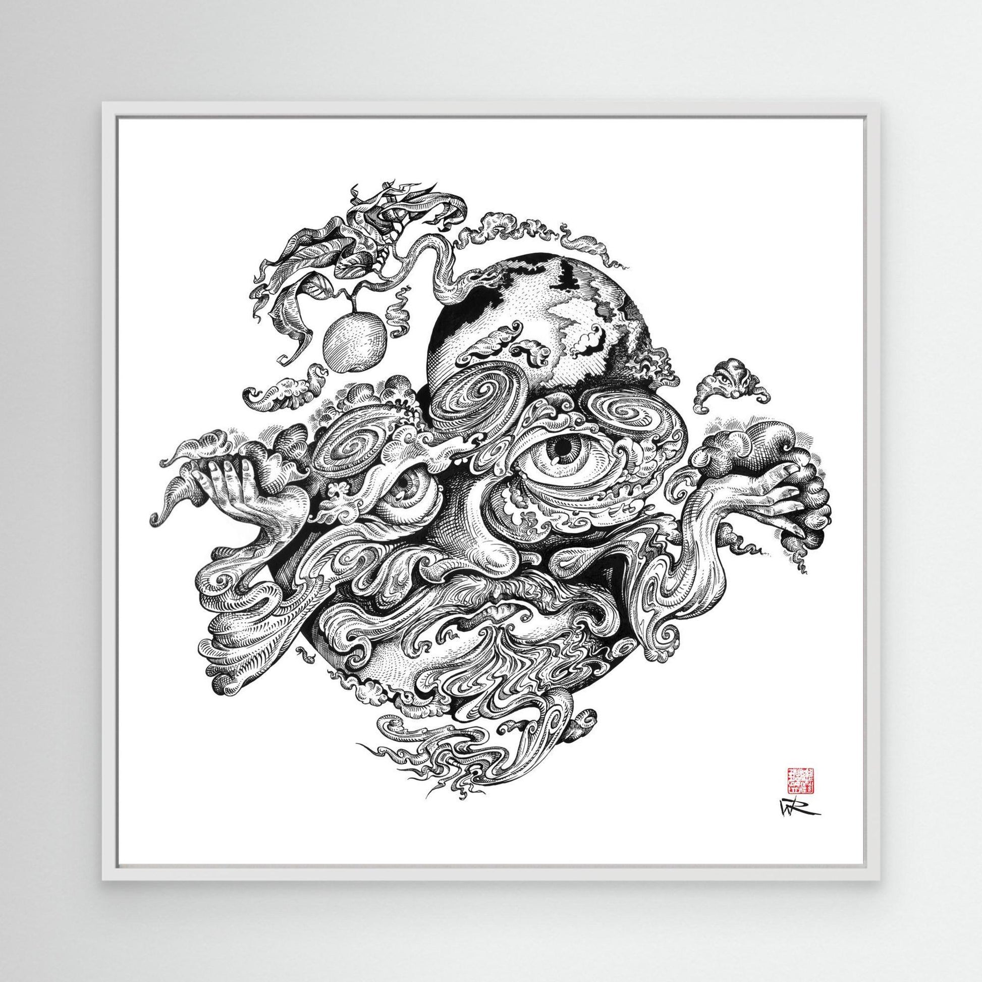 Atlas - canvas print