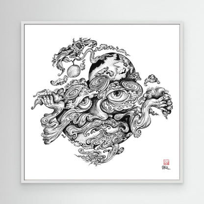 Atlas - canvas print