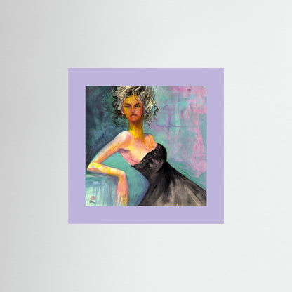 Little black dress - Paper print