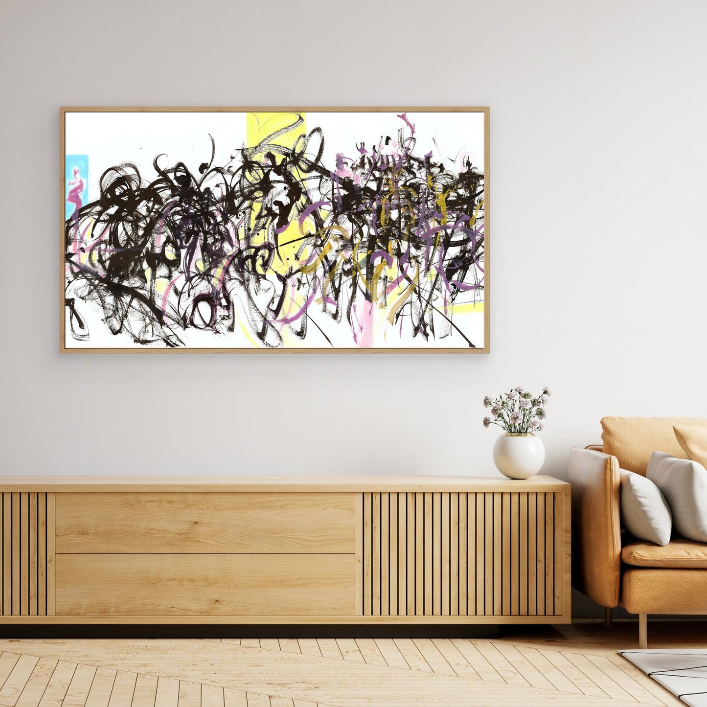 Abstract dance movement 4 - Canvas art print