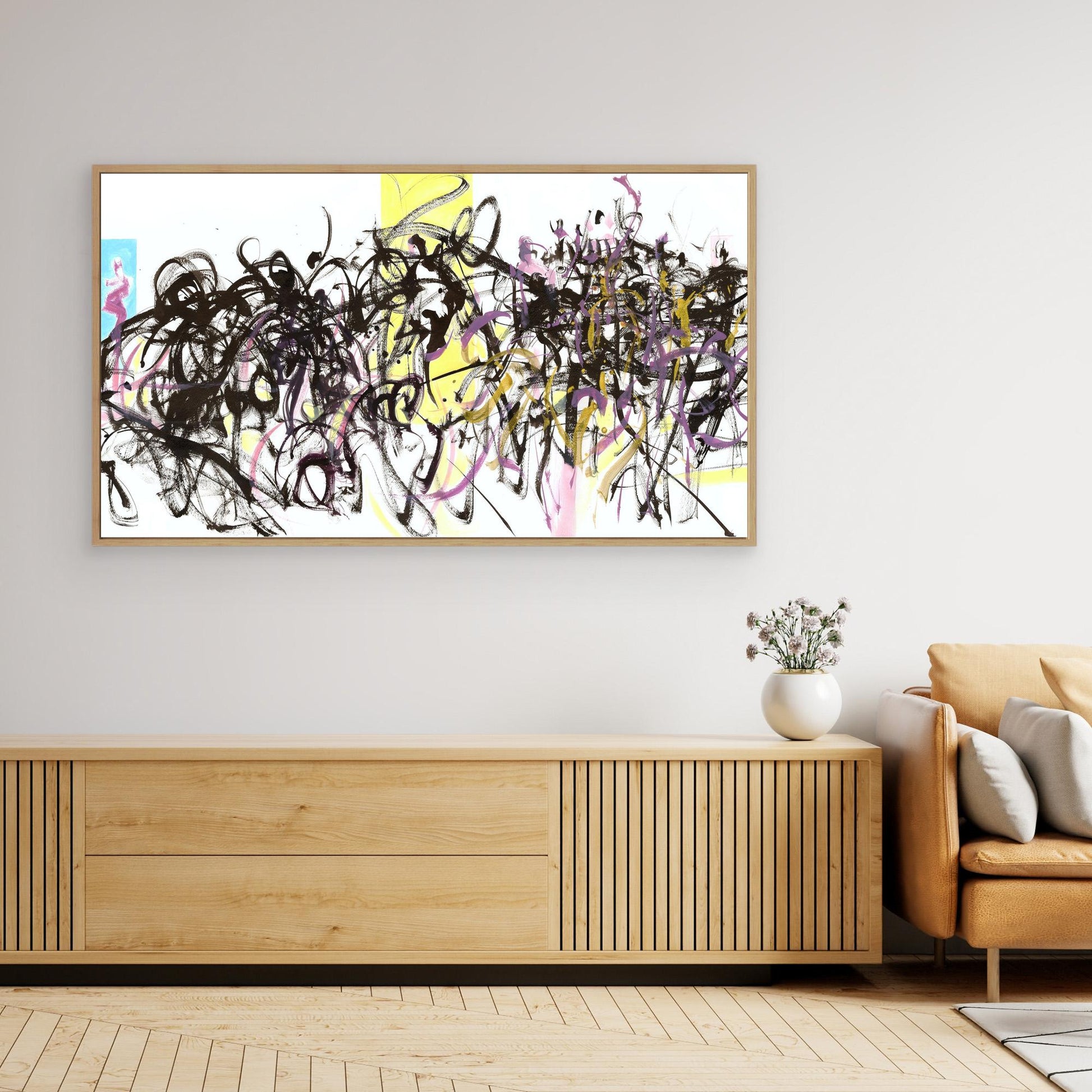 Abstract dance movement 4 - Canvas art print