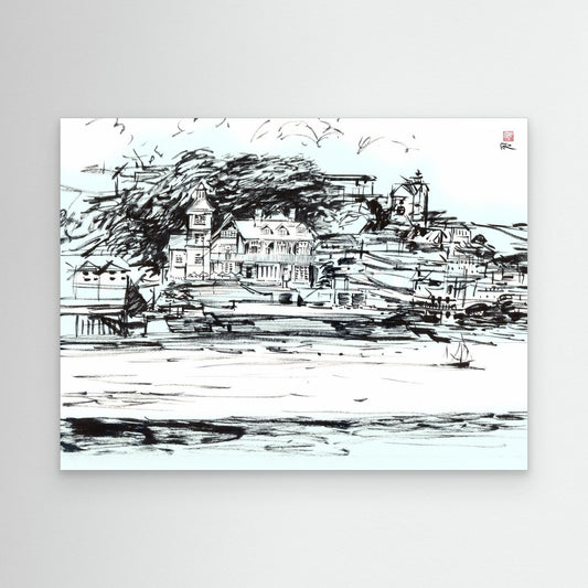 Salcombe yacht club across the channel