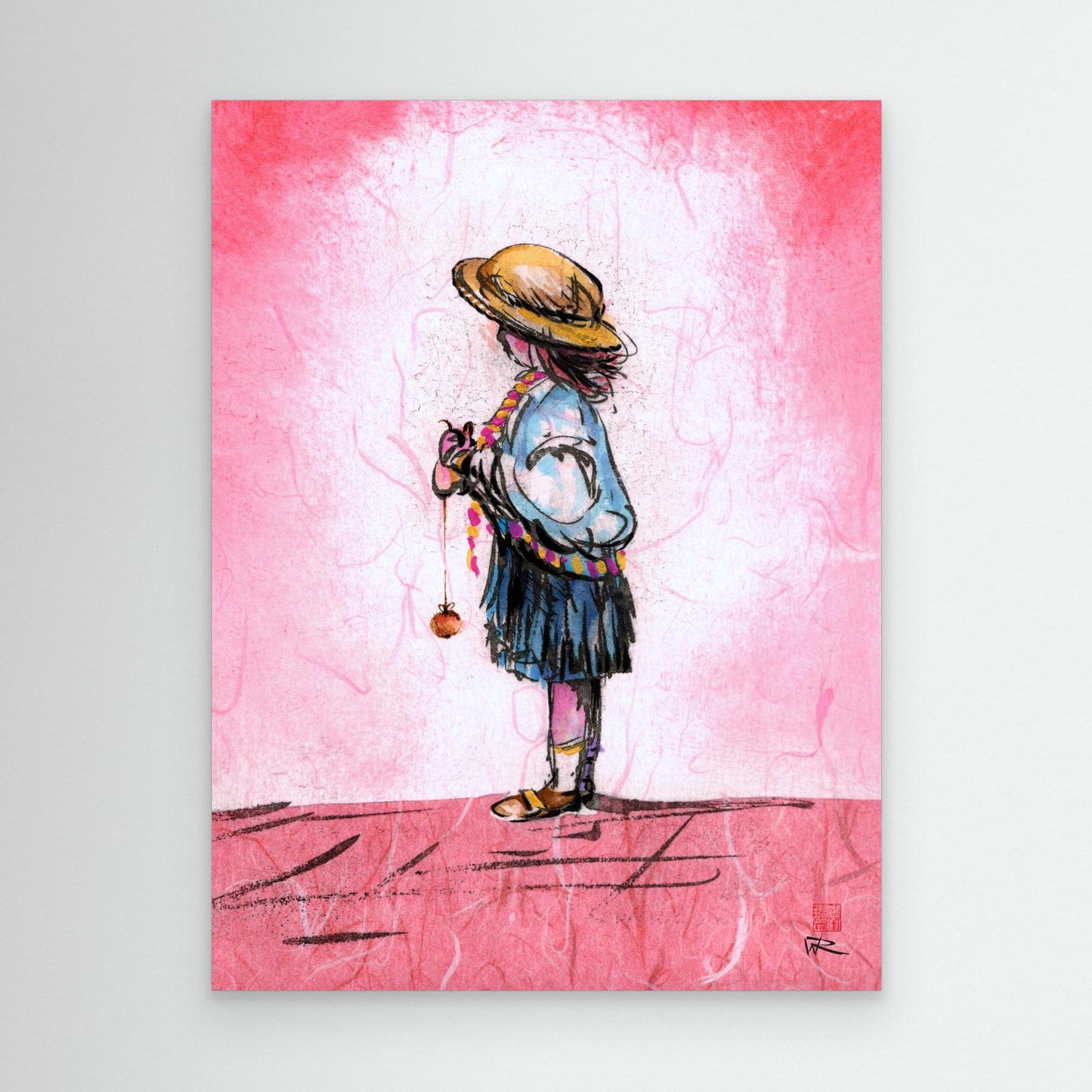 Anyone for conkers - Canvas print