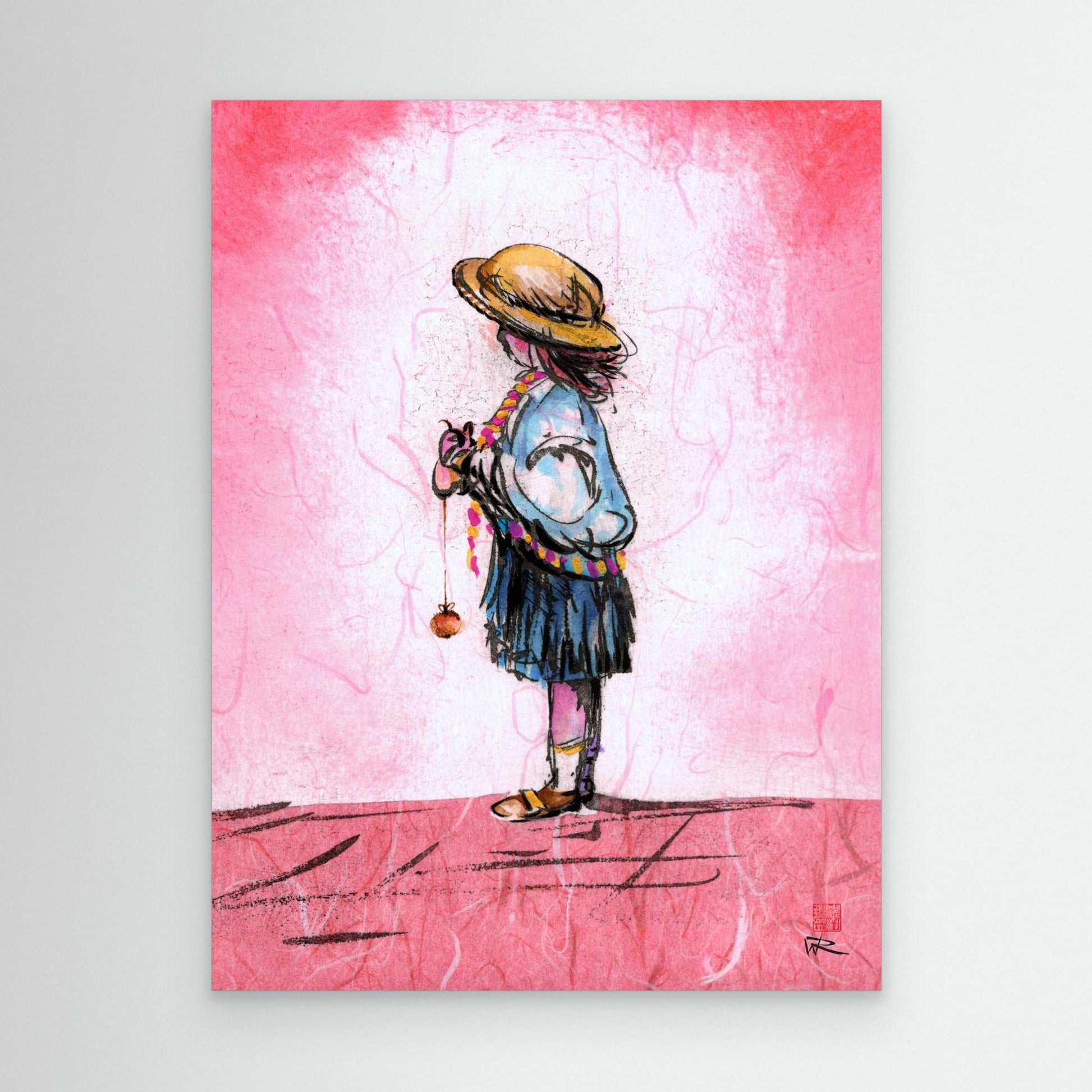 Anyone for conkers - Canvas print