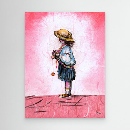 Anyone for conkers - Canvas print