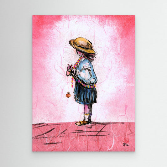 Anyone for conkers - Canvas print