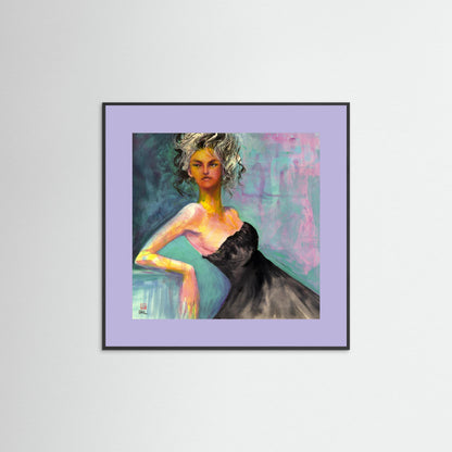 Little black dress - Paper print