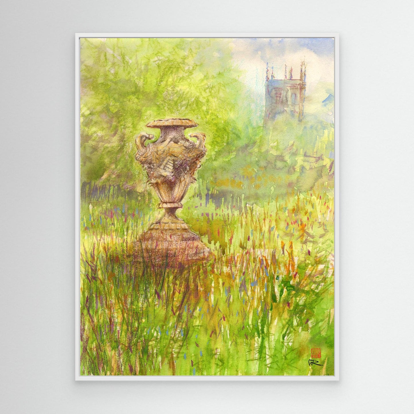 Urn in Oxford Botanical Gardens