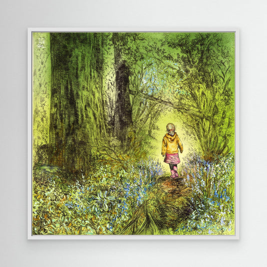 Bluebell wood edition 6 - Canvas print