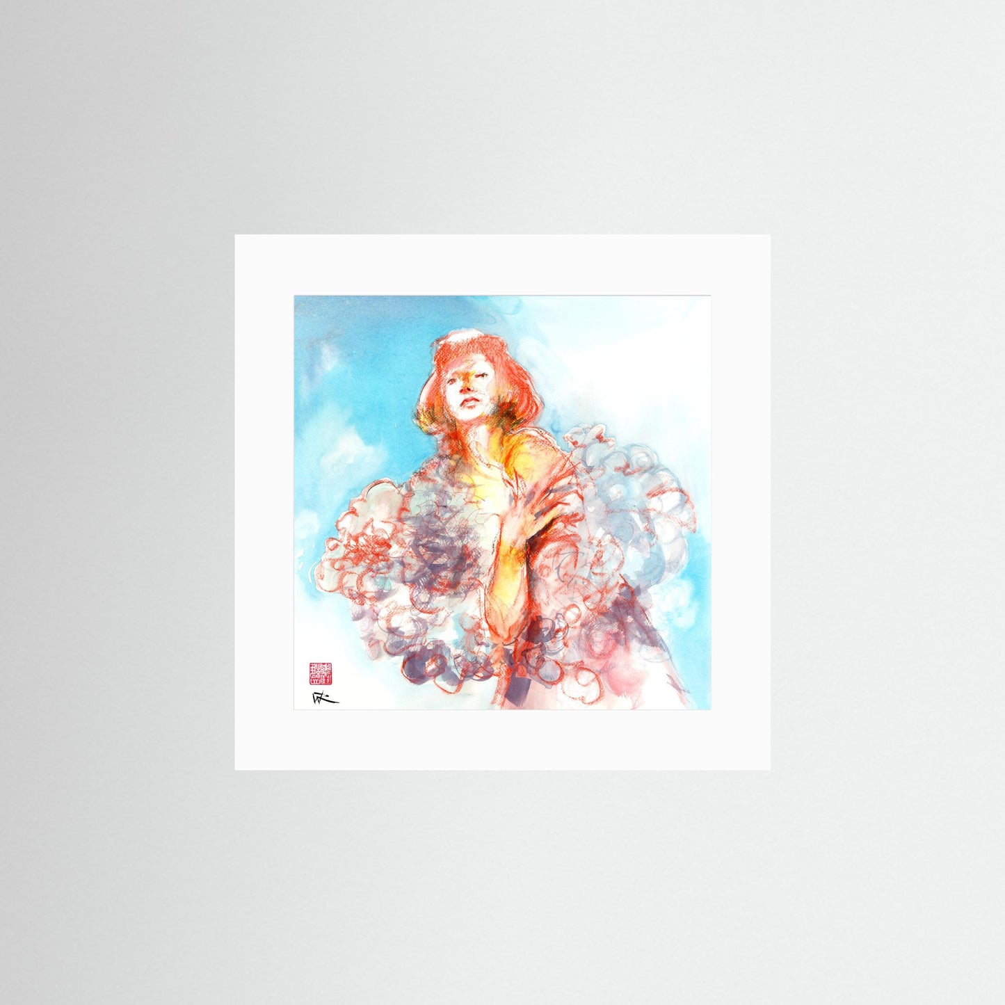 Mishi may fashion - paper print