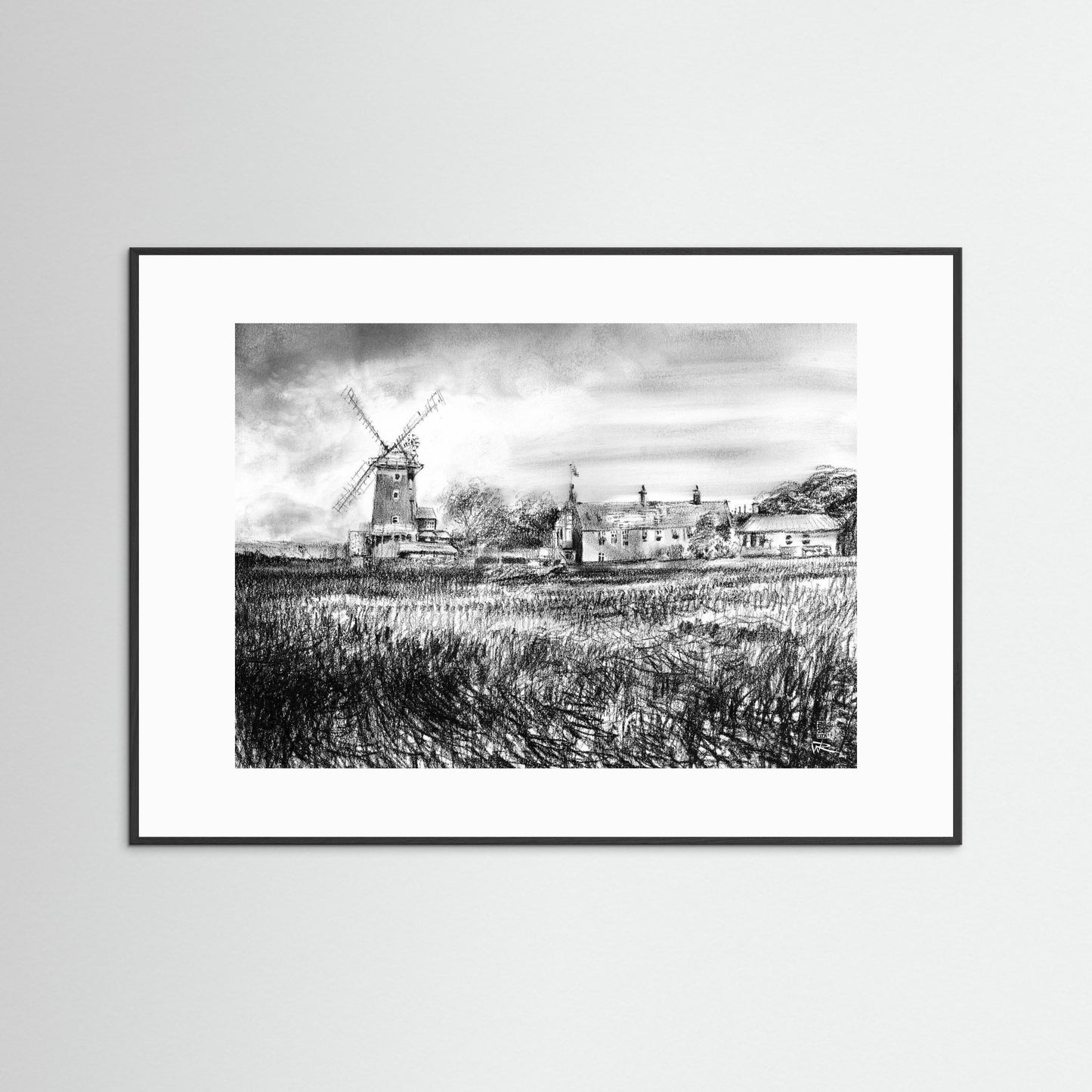 Cley windmill - paper print