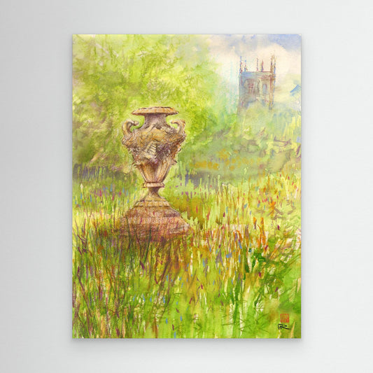Urn in Oxford Botanical Gardens