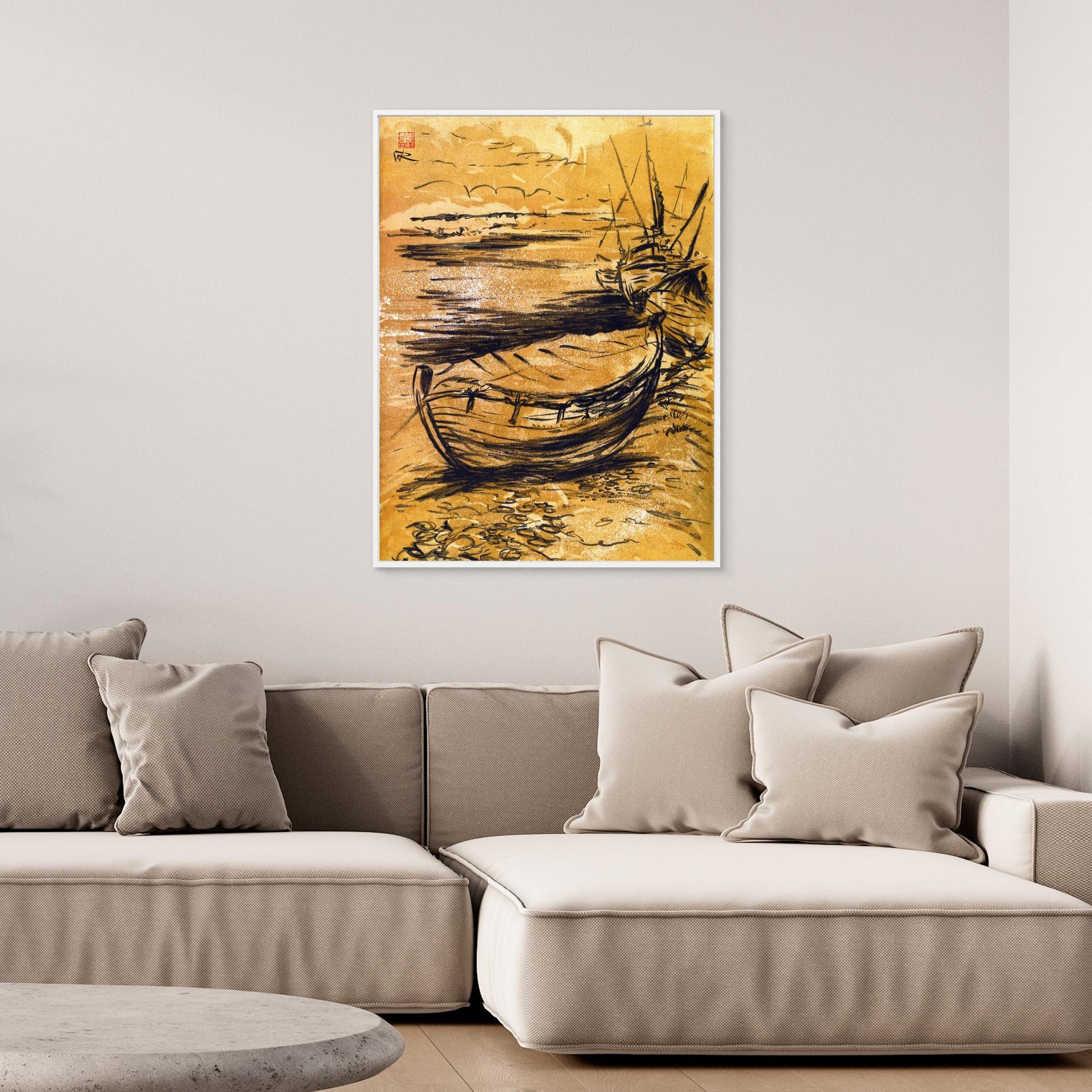 Crab boat edition 3 - Canvas print