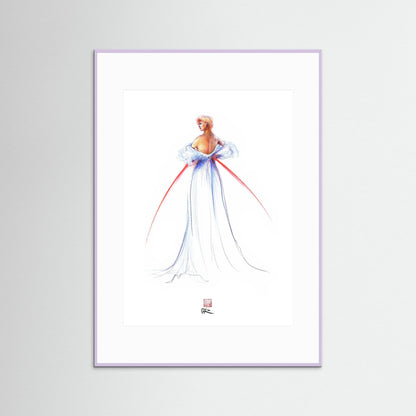 Thomas Jackson couture fashion - paper print