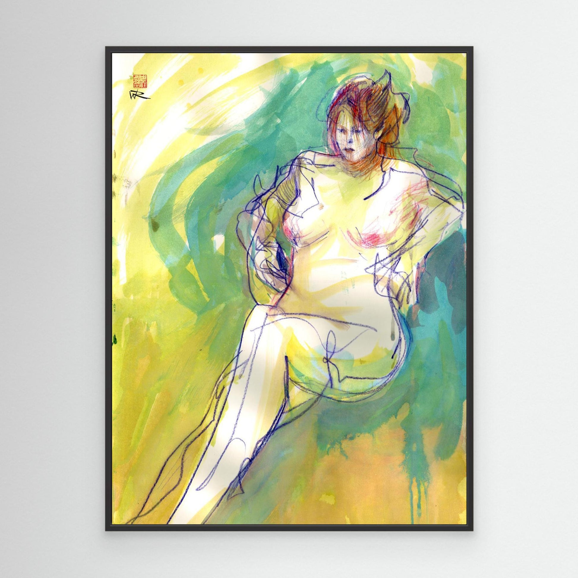 Life drawing of Kate