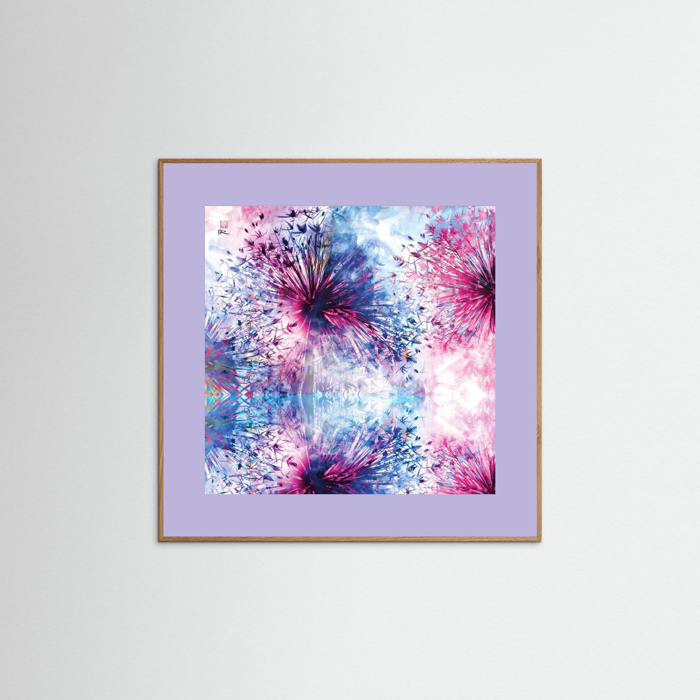 Allium pink sunshine - Paper print