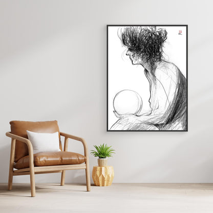 Fortune teller - Canvas print