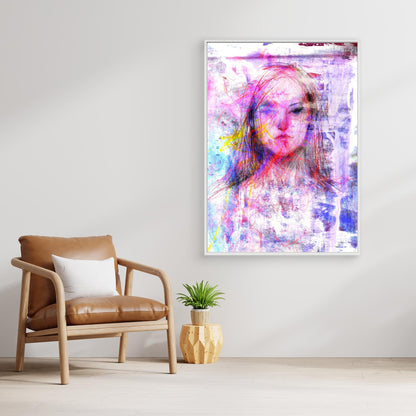 Portrait of Manko 1 - canvas art print