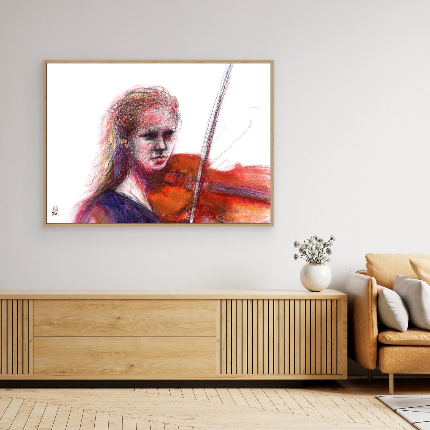 Lost in playing - Canvas print