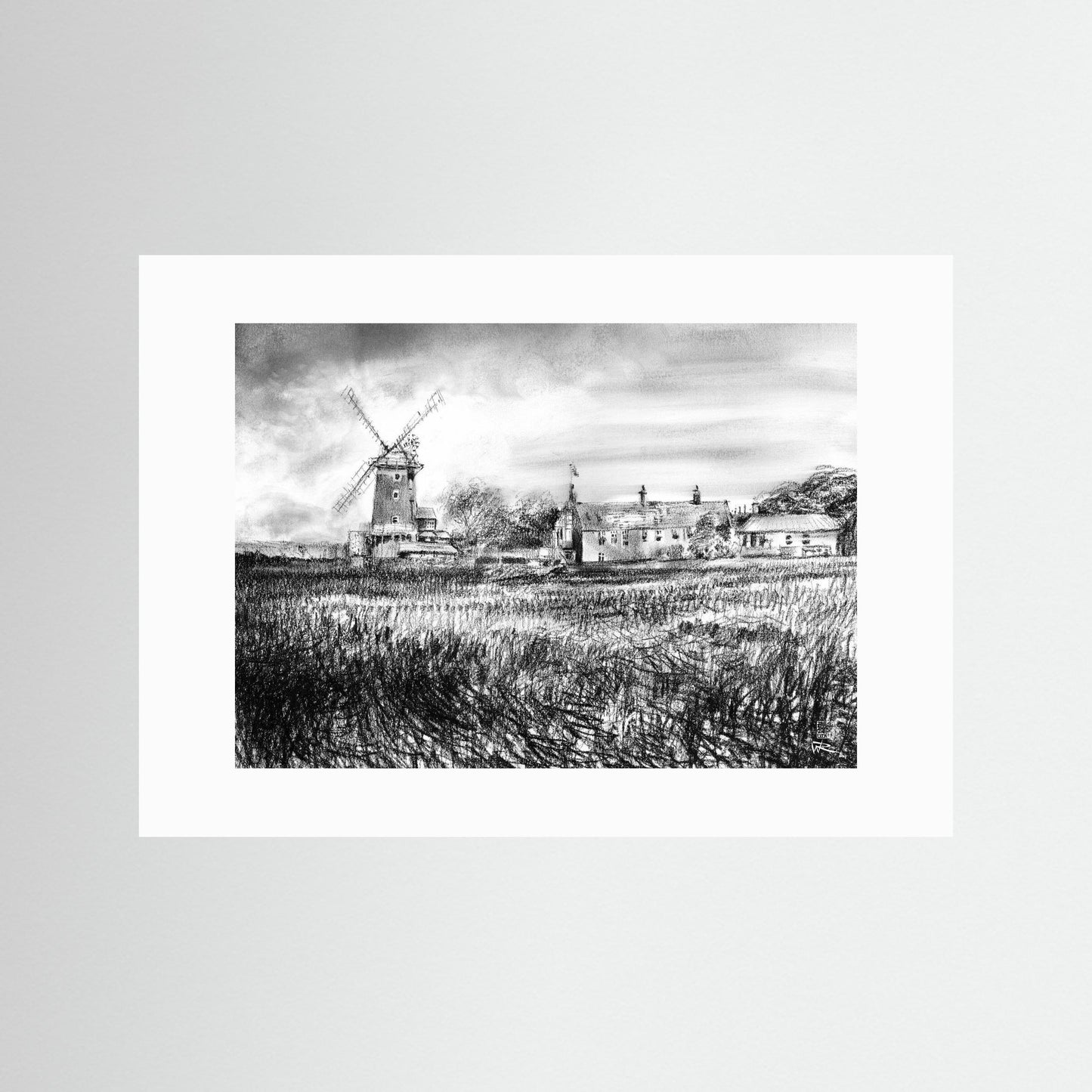 Cley windmill - paper print