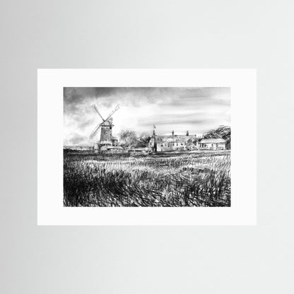 Cley windmill - paper print