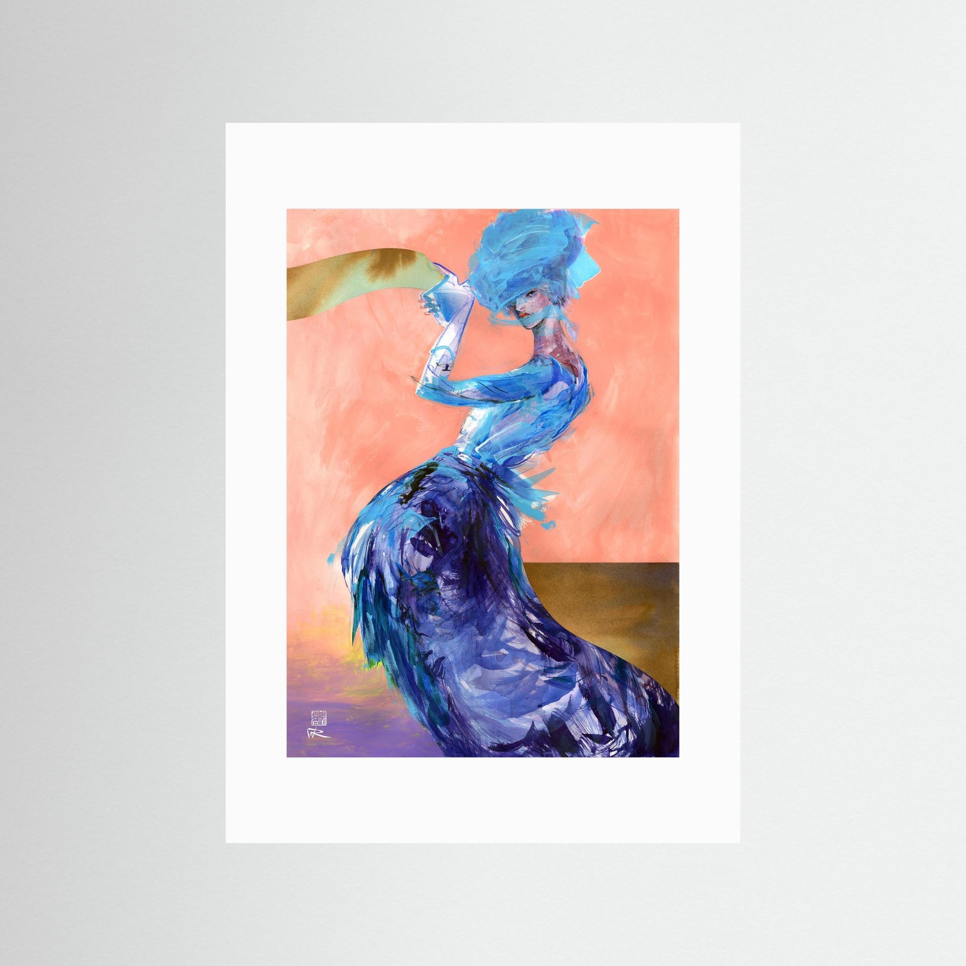 Fashionable curves - paper print