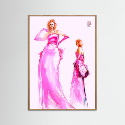 Marilyn in pink - Paper print