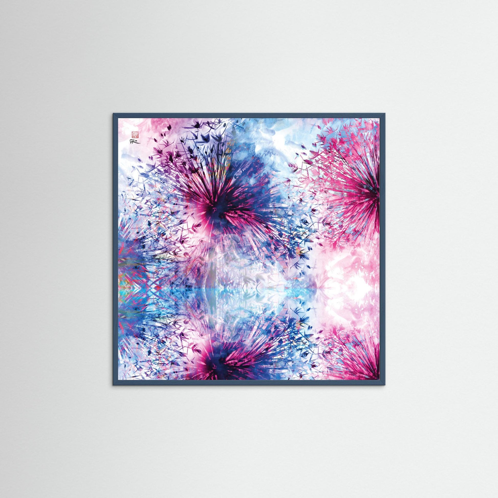 Allium pink sunshine - Paper print