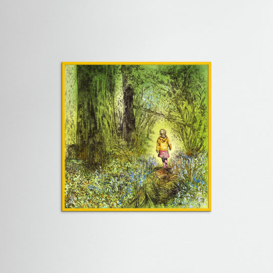 Bluebell wood edition 5: Summer - Paper print