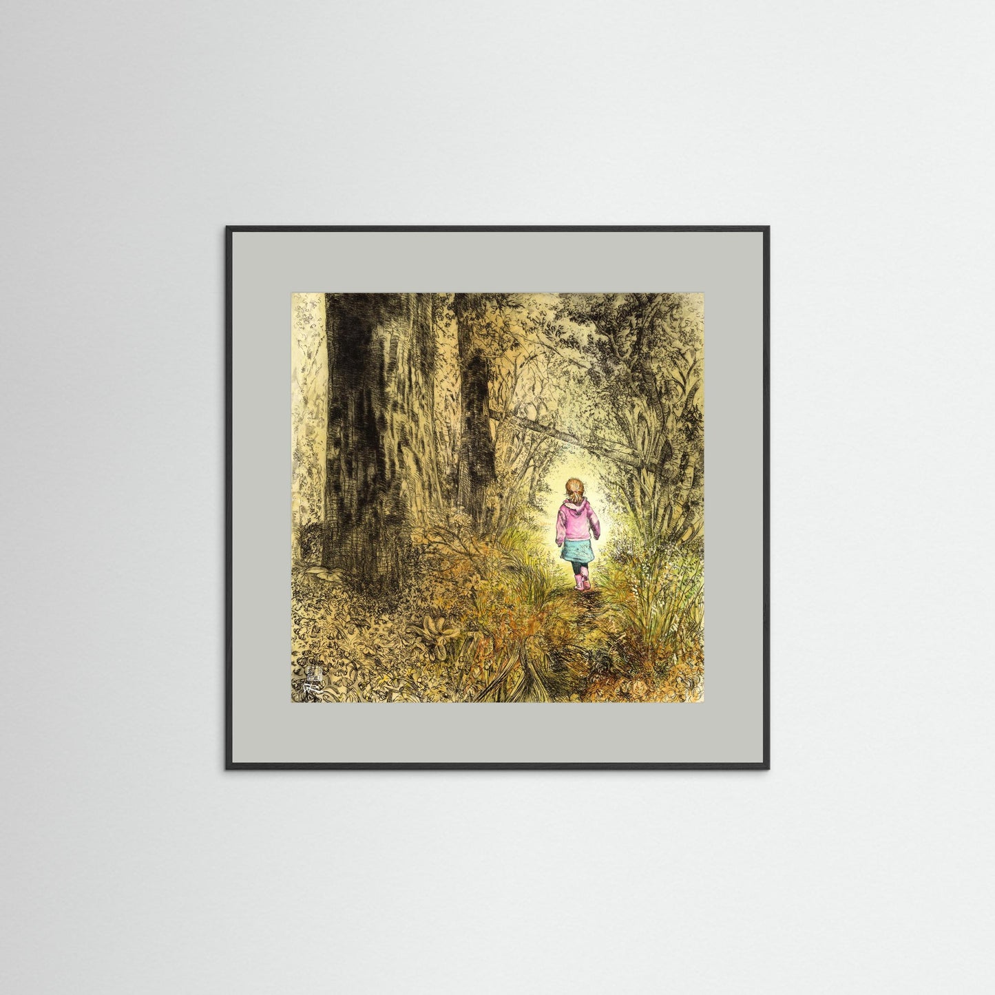 Bluebell wood Edition 5: Wearing pink in autumn