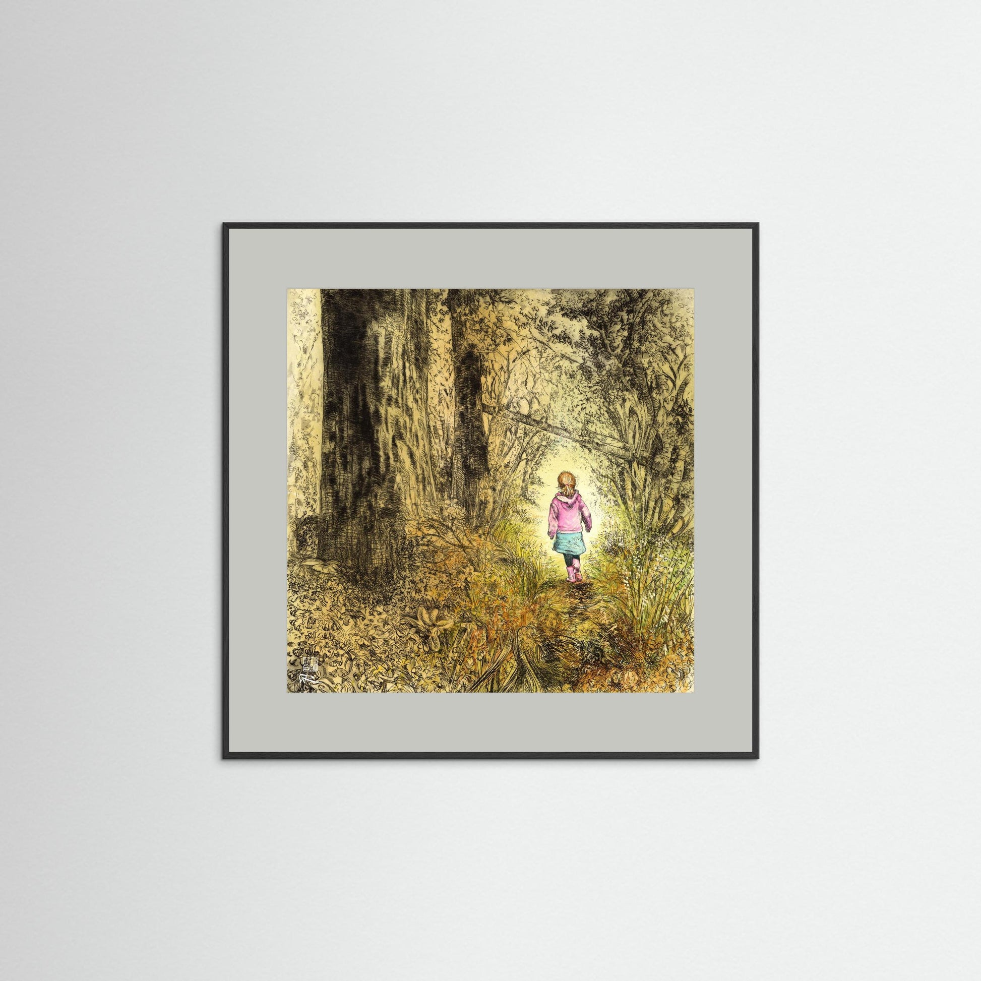 Bluebell wood Edition 5: Wearing pink in autumn