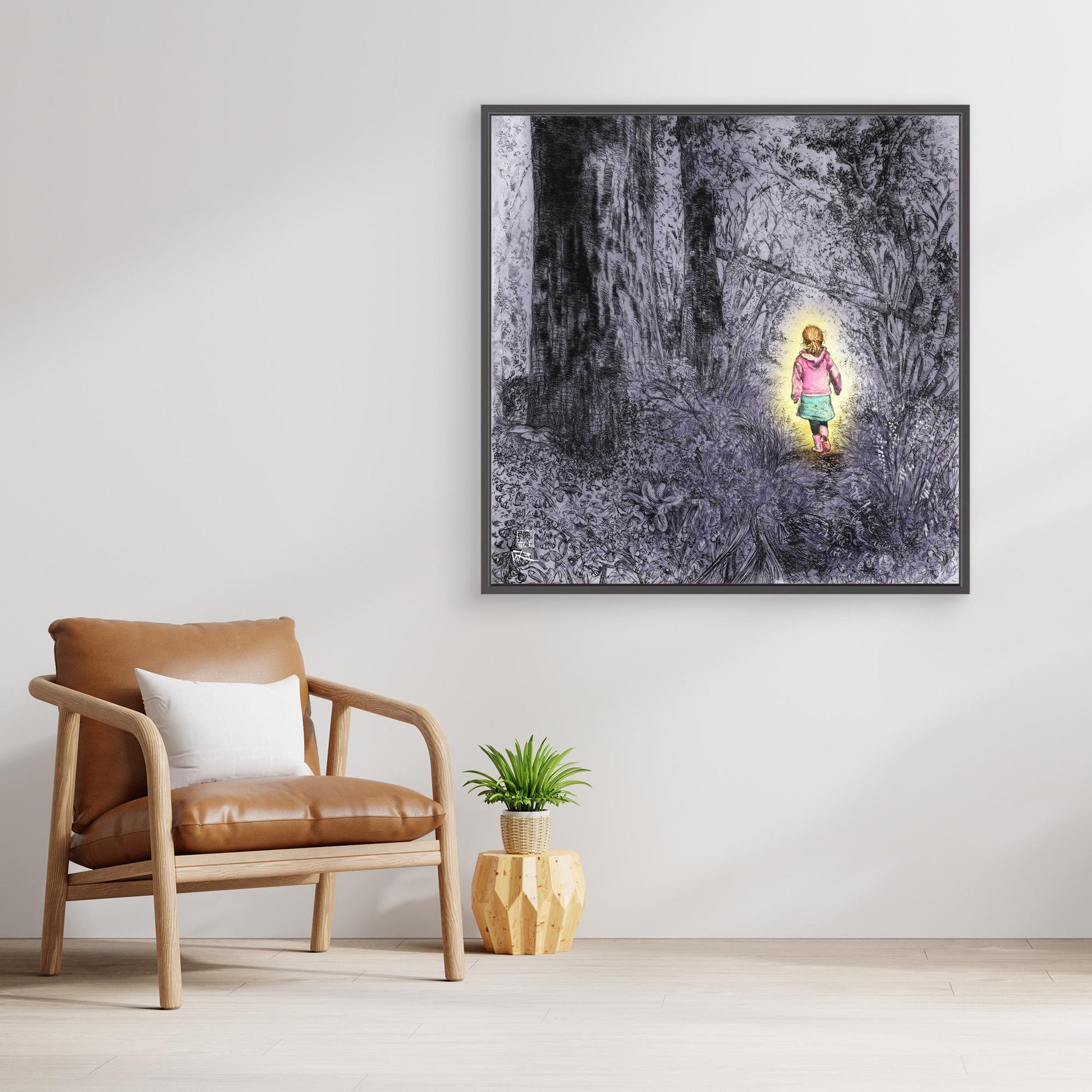 Bluebell Wood edition 4 - Canvas print