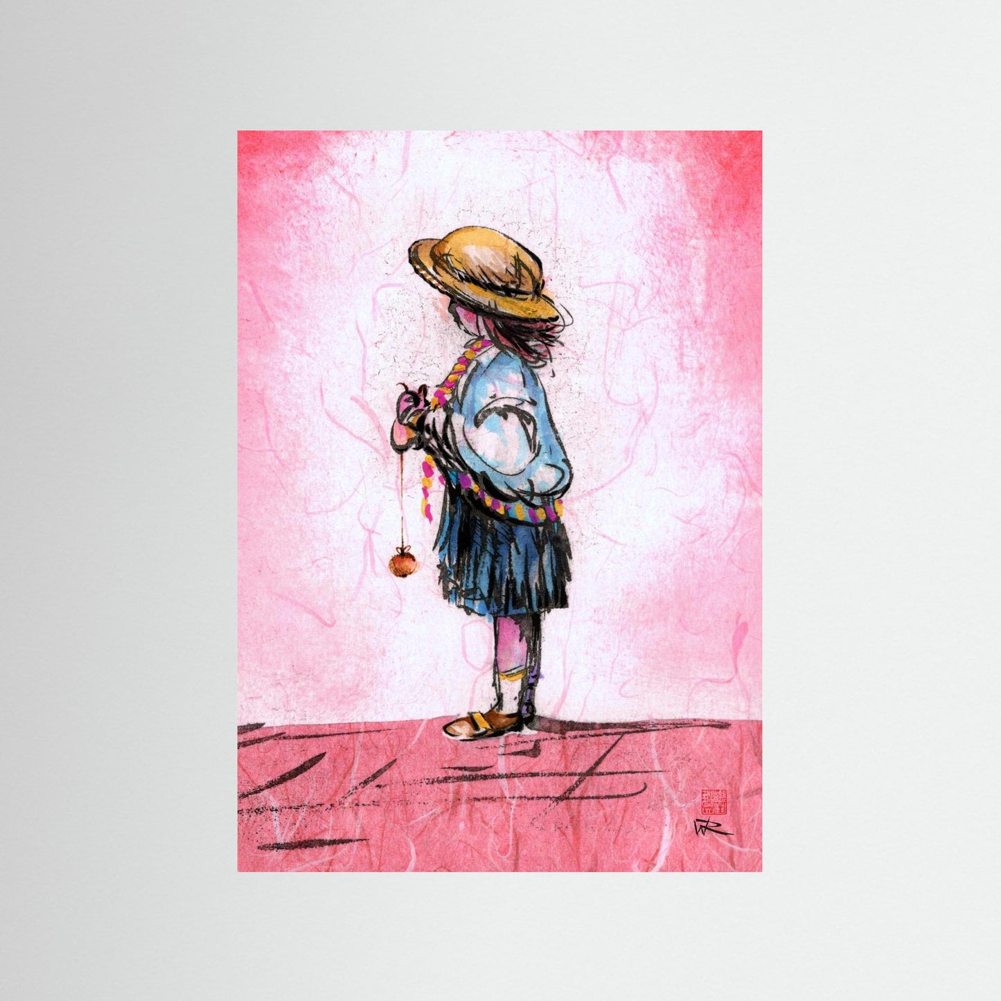 Anyone for conkers - Paper print