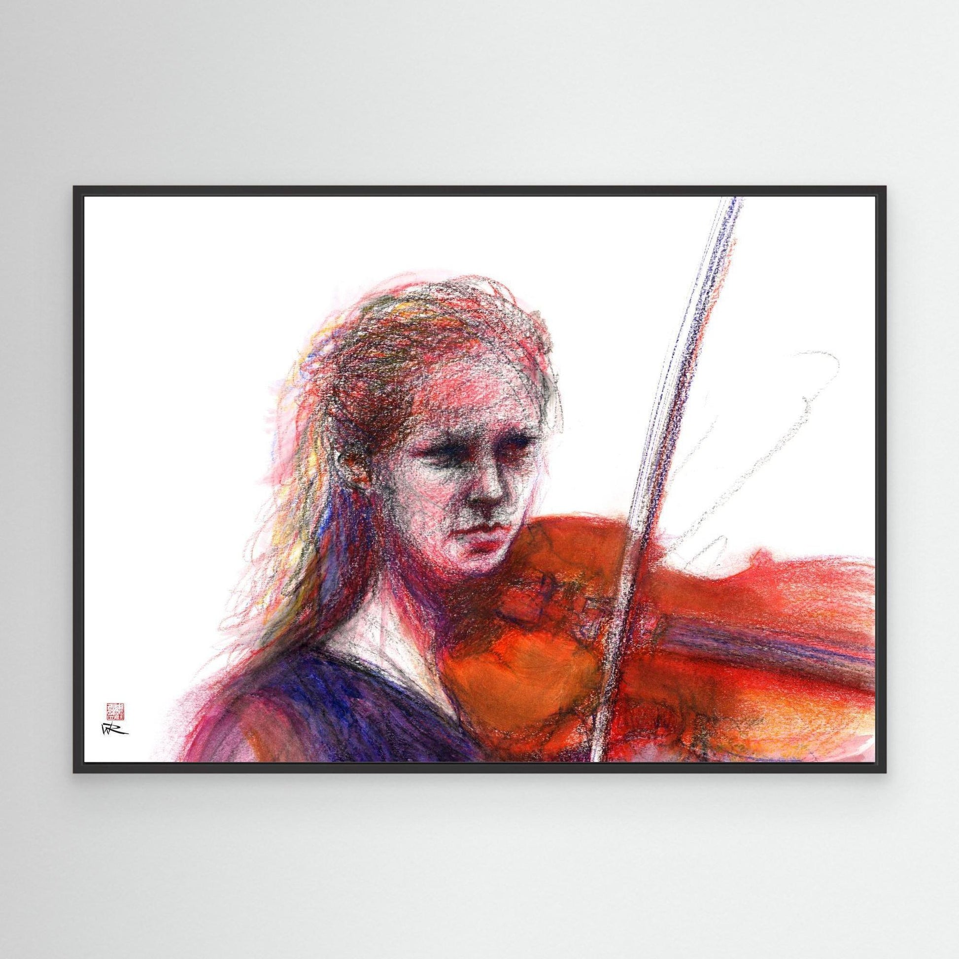 Lost in playing - Canvas print