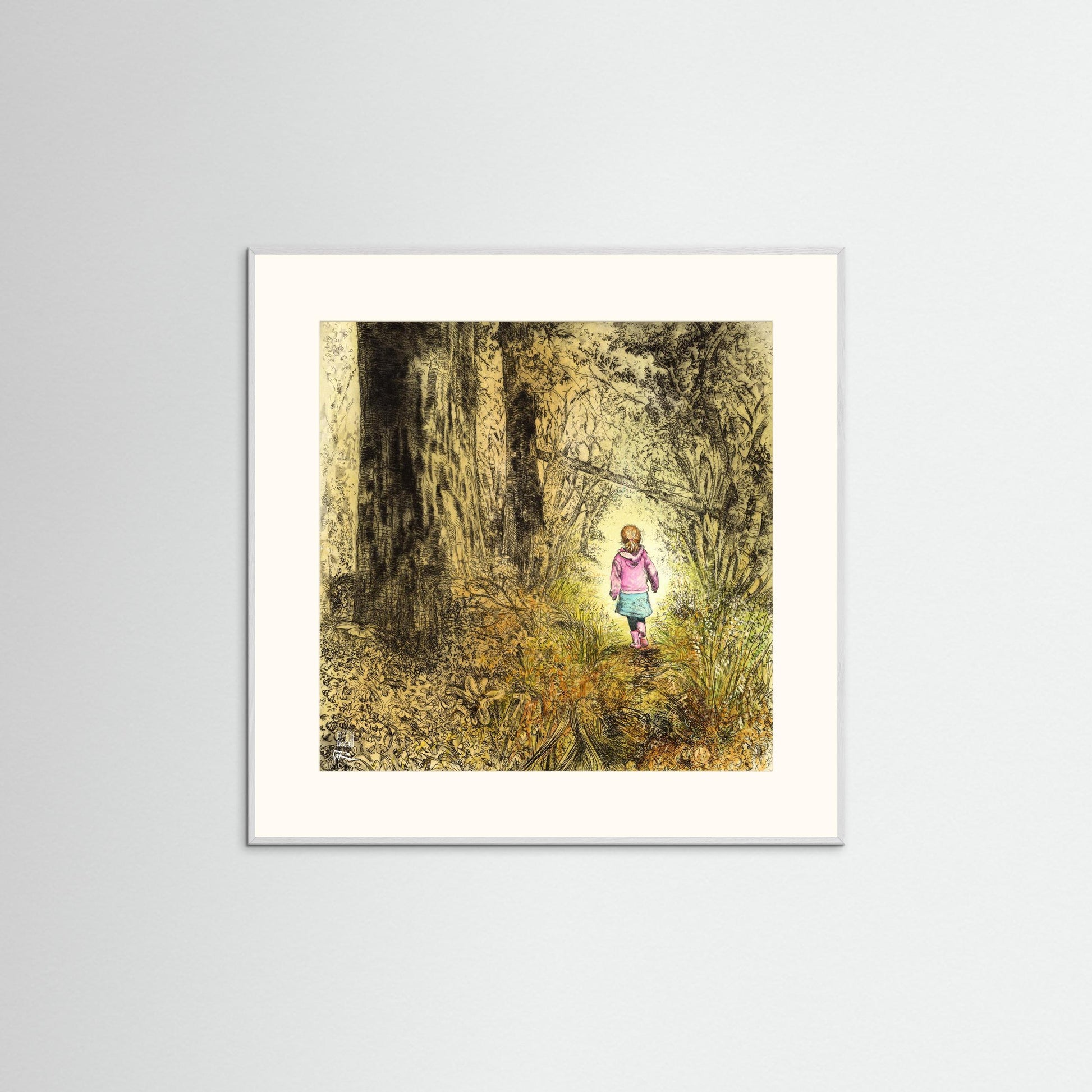 Bluebell wood Edition 5: Wearing pink in autumn