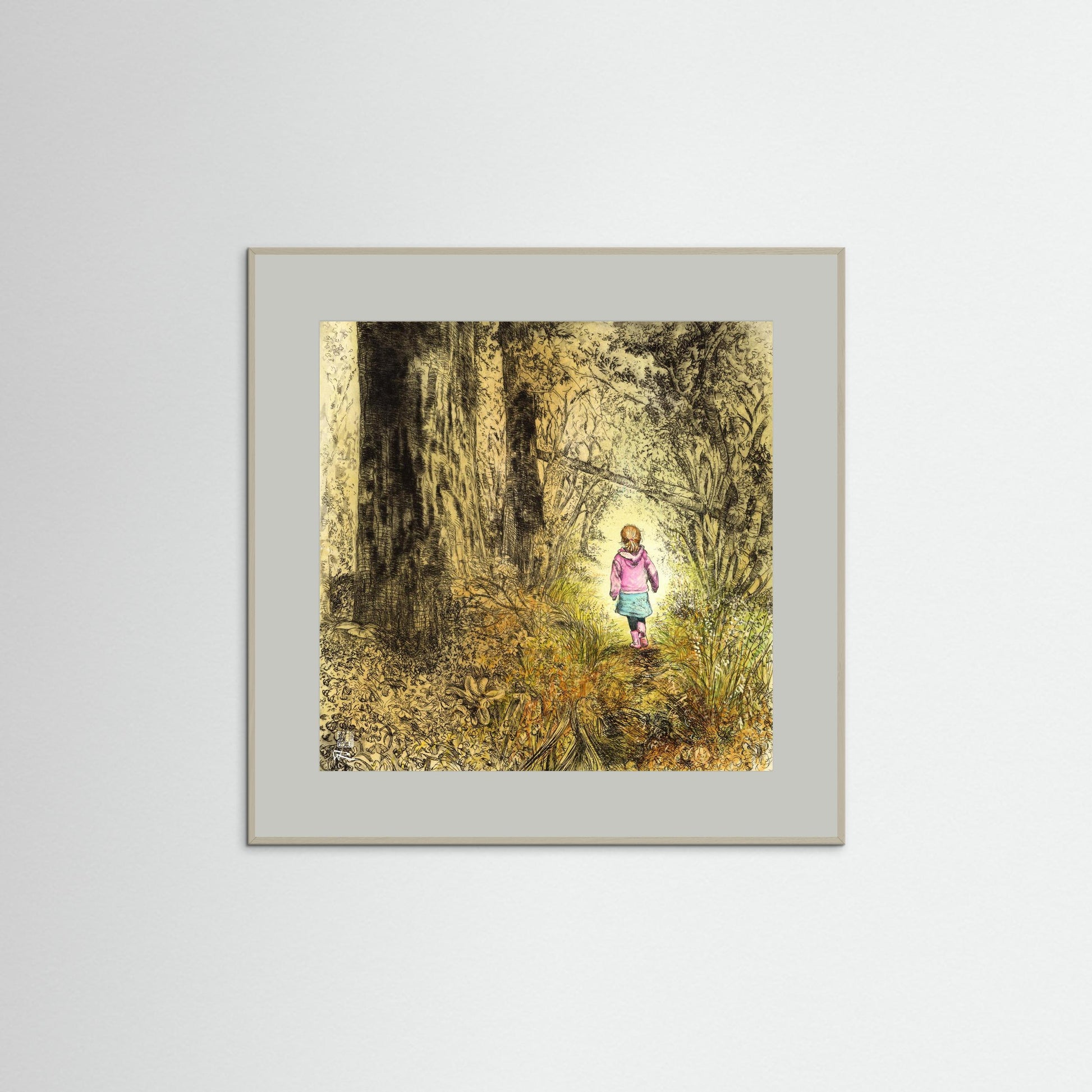 Bluebell wood Edition 5: Wearing pink in autumn