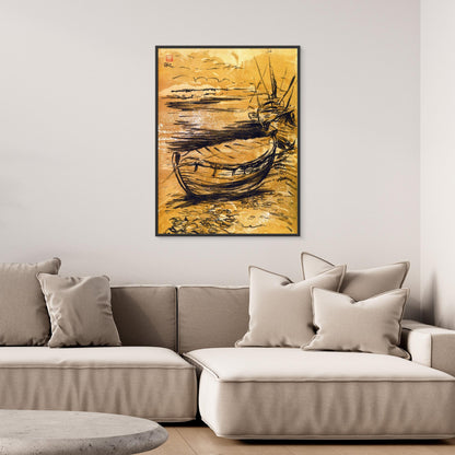 Crab boat edition 3 - Canvas print