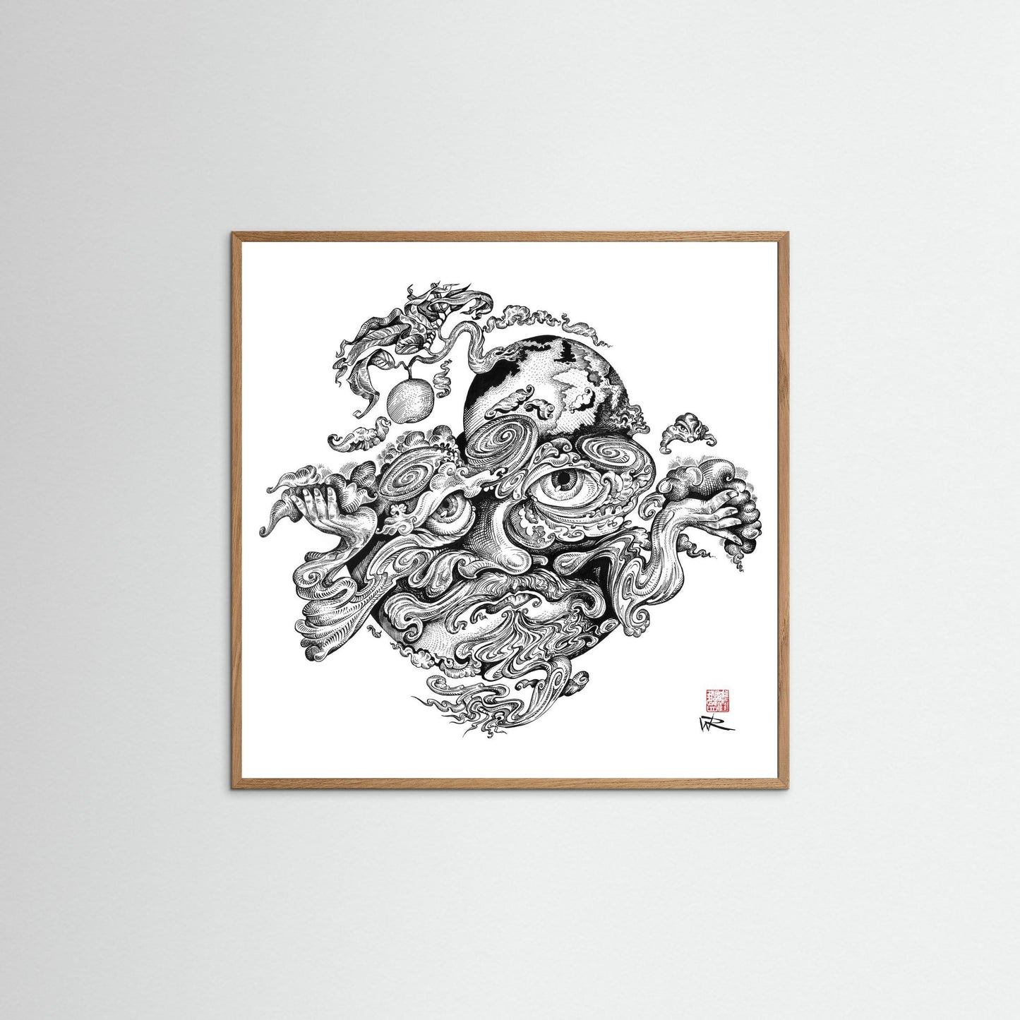 Atlas - paper print