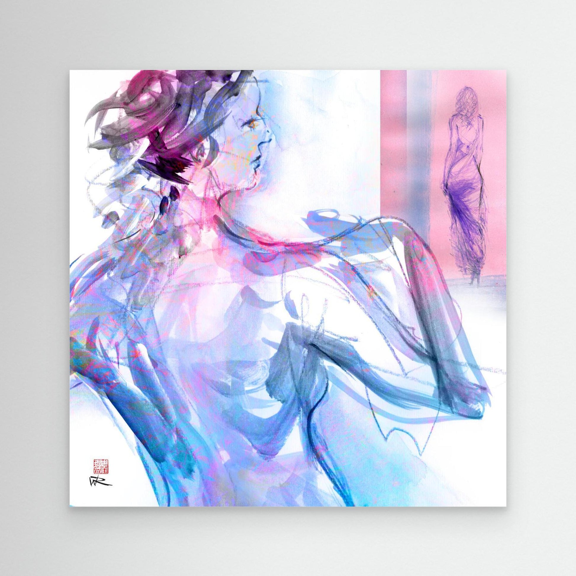 Allium figure 2 - Canvas print