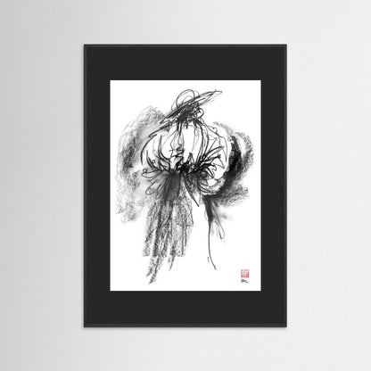 Flamenco hat - Print on fine art paper
