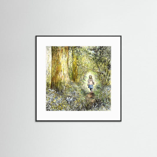 Bluebell wood edition 7: Bluebells in bloom - Paper print